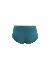 Chiloti pentru femei Icebreaker Sprite Hot pants Wm`s Green Glor (1)